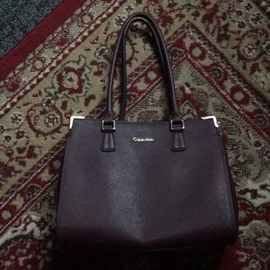 Calvin Klein maroon bag
